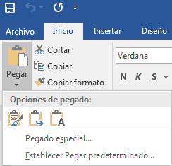 Mover, copiar, cortar y pegar en Word